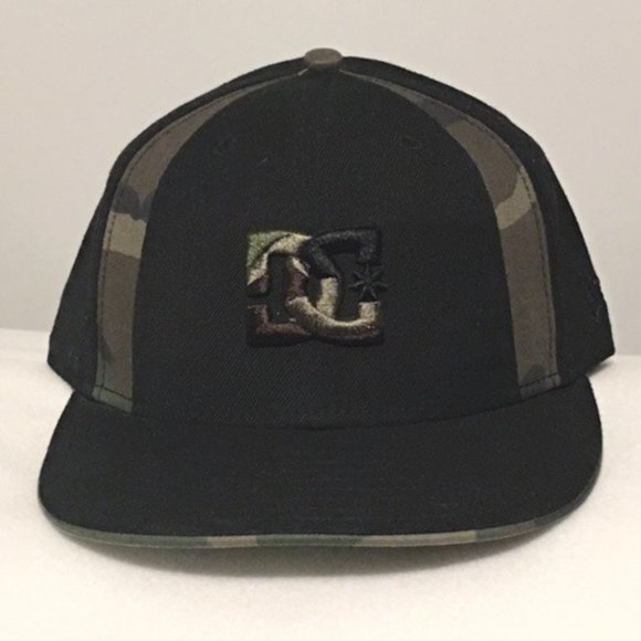 New Era 59fifty DG BASEBALL CAP Black w/ Camo Trim - Picture 1 of 6